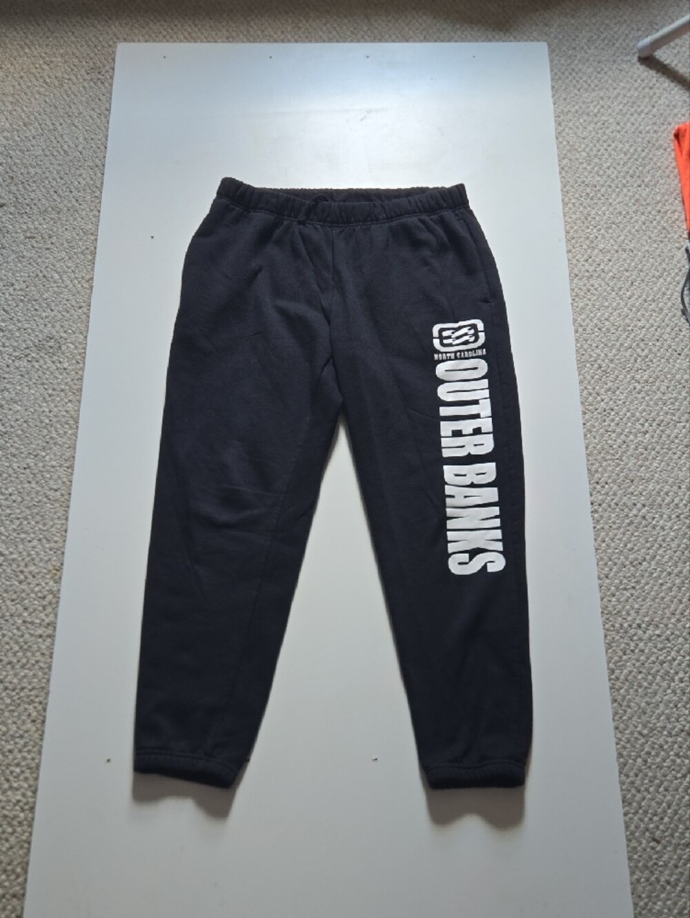 Black Men's Outer Banks Sweatpants with Side Graphic